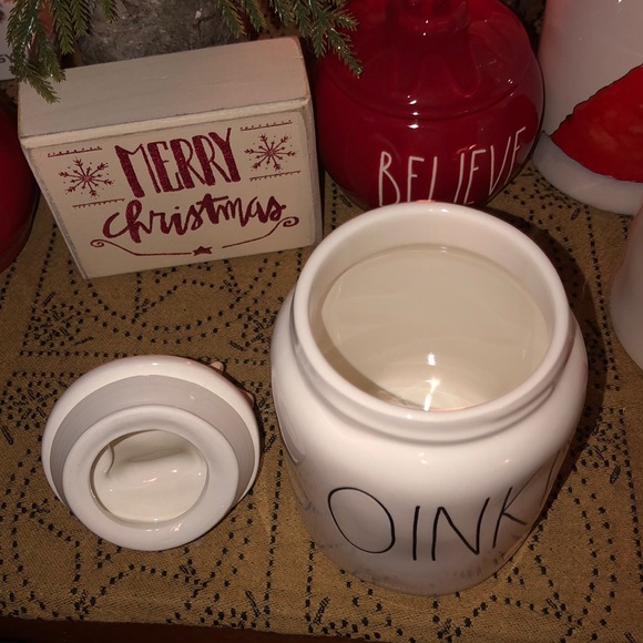 Rae Dunn Kitchen Rae Dunn Oink Baby Canister With Pig Topper Poshmark